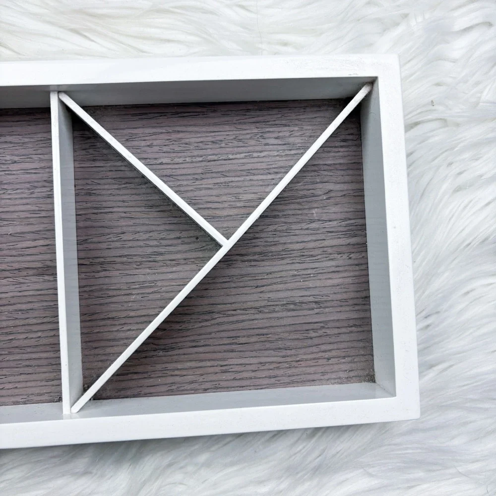 Target Geometric White Jewelry Vanity Catch All Tray